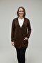 Knitwear Mother Cardigan Buttoned Plus Size Full Knit