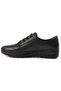 7666 Women's Black Leather (36-41) Comfort Shoes - 2