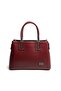 Burgundy - Burgundy Plain Women's Handbag Sp1000