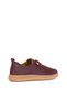 Elit Asscl100 Women's Genuine Leather Casual Shoes Claret Red - 8
