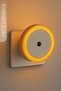 Round Automatic Night Light Light-Sensitive Dark Ldr Sensor Corridor Orange Gc01