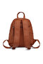 Barcelona Medium Size Multi-Pocket Soft Design Sports and Casual Women's Backpack Brown - 3