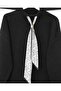 Soft Knit Sweater with Scarf - Black - 6