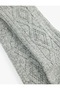 Thick Sheep Wool Blend Diamond Pattern Textured Socks - 3