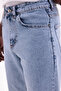 Men's Ice Blue Baggy Loose Fit Jeans - 6