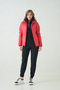 Women's Hooded Fiber-Filled Ultra Lightweight Lined Water-Repellent Windproof Sports Puffer Coat - 3