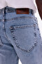 Men's Ice Blue Baggy Loose Fit Jeans - 7