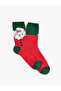 Color Block Cotton Towel Socks New Year's Stockings