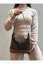 Moka 100% Genuine Leather Stylish Detailed Shoulder Bag - 5