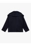 Long Sleeve Buttoned Shawl Collar Cashmere Coat with Pockets - 4