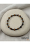 Original Tiger's Eye Hematite 6mm Natural Stone Combination Bracelet - 7