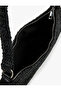 Zippered Straw Shoulder Bag with Knitted Detail - 4