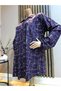 Women's Hijab Clothing Printed Turlu Combed Cotton Shirt - 3