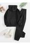 Hooded Rubber Leggings Tracksuit Set - 6