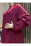 Women's Hijab Clothing High Neck Cotton Shirt - 4
