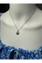 Minimalist Earth-Shaped Steel Necklace, Space-Themed Necklace