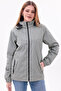 Women's Mint Green Detachable Hooded Raincoat - 3