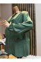 Women's Hijab Clothing Drawstring Lace-Up Cotton Tunic - 3