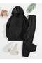Hooded Rubber Leggings Tracksuit Set - 7
