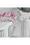 Pink Crystal and Floral Detailed Double Maternity & Engagement Crown – Handmade Elegant Design - 6