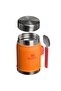 Classic Legendary Food Thermos with Spoon 0.4L Thermos Camping Flask Orange - 3