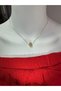 Lock-Like Steel Necklace, Minimalist Necklace