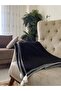 Tasseled Shepherd Stitched Single Fleece Blanket |   150X180 cm - 2