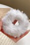 Plush Soft Rubber Buckle Teddy Fur Bun Buckle 1 Piece - 2
