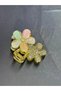 Elegant Hairpin with Two Flowers; Adds a Soft and Stylish Touch to Any Style.