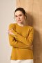 Women's Button Detailed Sweater Yellow 25203 - 3