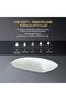 ® Prestige Pillow 50 cm X 75 cm Bed Pillows for Sleeping Diamond Quilted Hotel Luxury Sleep Pillow For Side Support Stomach Sleepers Soft Fluffy Hypoallergenic (White) Pack of 4 - 3