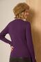 Women's Button Detailed Sweater Purple 25203 - 3