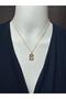 Eye Detailed Minimalist Steel Necklace, Elegant Necklace