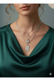 3-Piece Charm Necklace Set, Butterfly Pendant Necklace, Heart Pendant Necklace, Locket Necklace