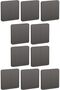 RACO AvatarOn 2 Gang 2 Way Switches 250V 16Amps (10, Dark Grey)