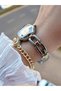 Small Vintage Case Steel Band 2 Years Warranty 3 Atm Women Wristwatch+Bracelet Fy.03644.3 - 2