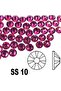 DARA Fuchsia 502 Hotfix Crystals SS10 – 1440 pcs | Premium Fuchsia Pink Hotfix Rhinestones - 3