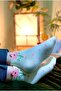 5-Piece Cotton Embroidered Patterned Socks Set – Grade a Fabric, Women's & Girls' Student Socks, Comfort & Soft