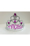 Silver Color Princess Written Party Crown 60 cm - 3