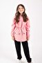 Girl's hooded raincoat with pockets - seasonal outfit for ceremonies and everyday wear - 2