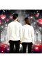 Unisex Valentine's Day Printed Adult Swaetshirt 3 Thread Rasterated - 2