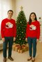 Unisex Happy New Year New Year's Eve Printed Adult and Children Sweatshirt 3 Thread Ş Fleece-Lined Fabric - 2