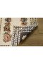 Kinay Beige Jacquard Woven Tapestry Decorative Unlined Fringeless Prayer Rug 70*115 - 2