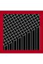 Patterned Scarf Black-Red - 2