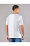 Men White And Grey Striped Basic T-Shirt - 3