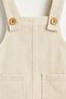 100% Cotton Organic Unisex Salopet Woven Jumpsuit - Comfortable Soft Texture - 7
