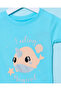 Infant Girls Blue Printed T-Shirt - 2
