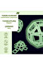 Glow-In-The-Dark Phosphorescent Magnetic Building Blocks - 30 Pieces Magnetic Educational Brain Teaser Set - 5