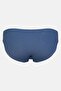 Women Brand Logo Pull On Bikini Bottom, Slate Blue - 3