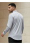 Men Regular Fit Collared Textured Long Sleeves Shirt - 3